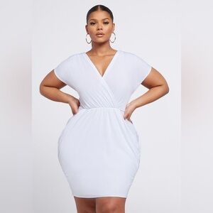 Fashion To Figure - Shiloh Draped Bodycon Dress, 3X